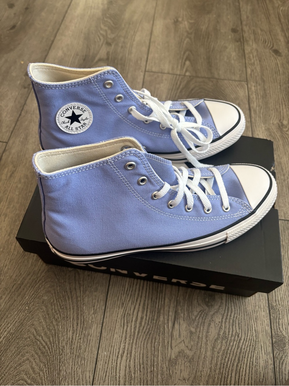 Converse Kids' Chuck Taylor All Star High Top Sneakers - Lavender Blue
